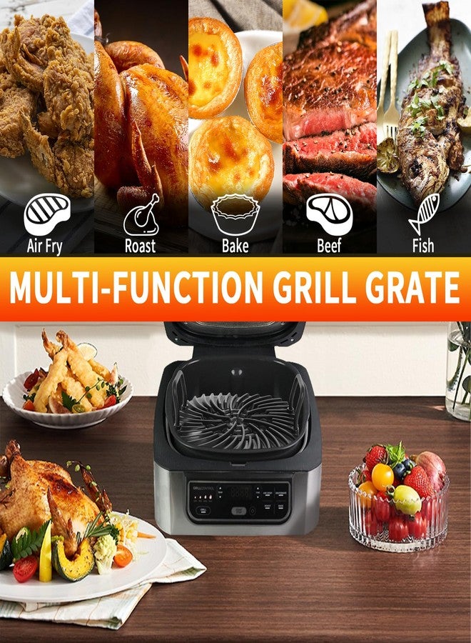 Swess Grill Grate Compatible with Ninja Foodi AG301, AG300, AG301C, AG302, AG400, IG301A, IG302Q, Replacement Parts for Ninja Foodi 5-in-1 Indoor, Non-stick Grill Griddle for IG350Q, LG450CCO, LG450CO - Image 5